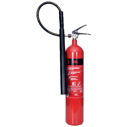 TITAN Kitemarked 5kg CO2 Steel Fire Extinguisher