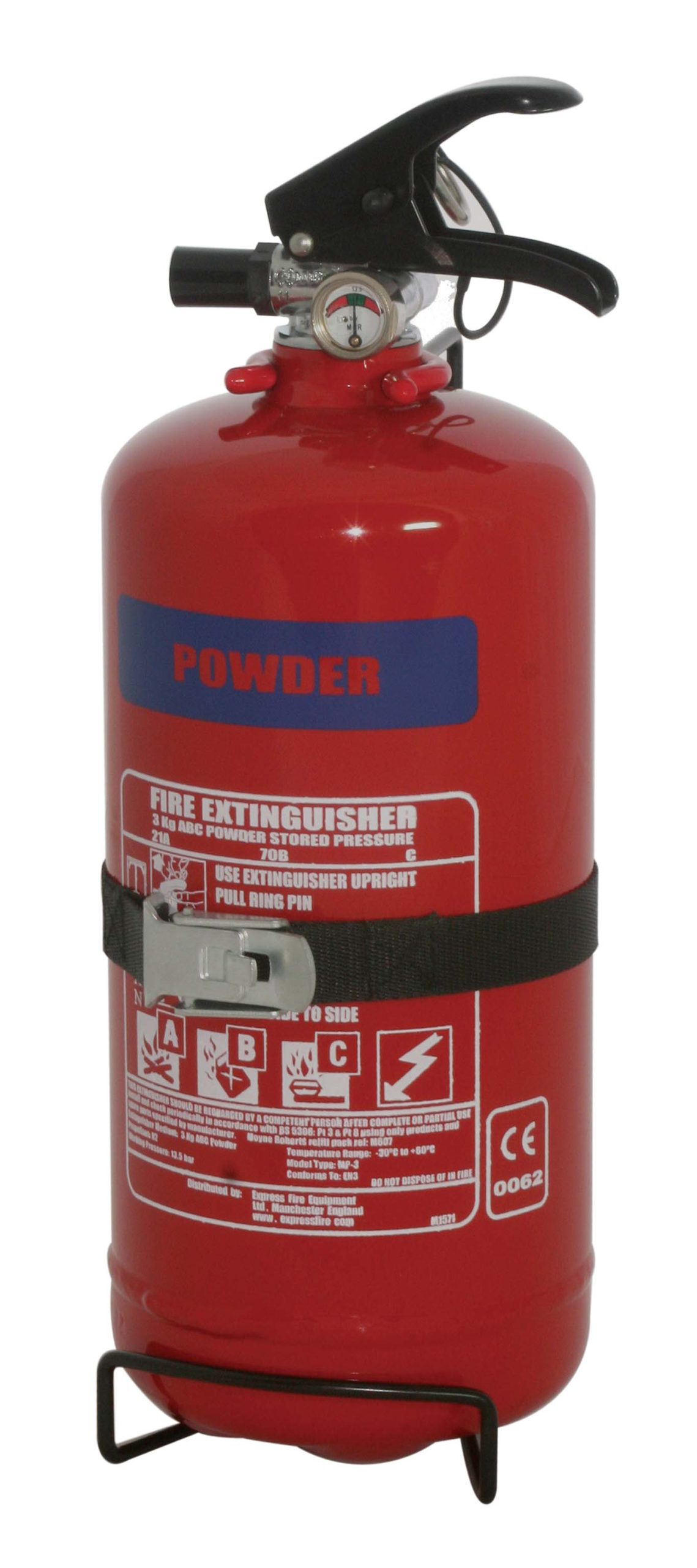TITAN Kitemarked 3kg Powder Fire Extinguisher