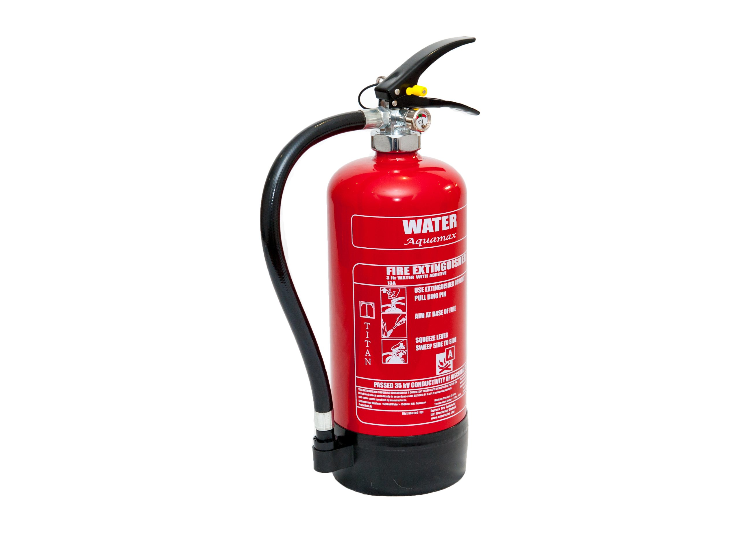 TITAN Kitemarked 3ltr Water Additive Fire Extinguisher
