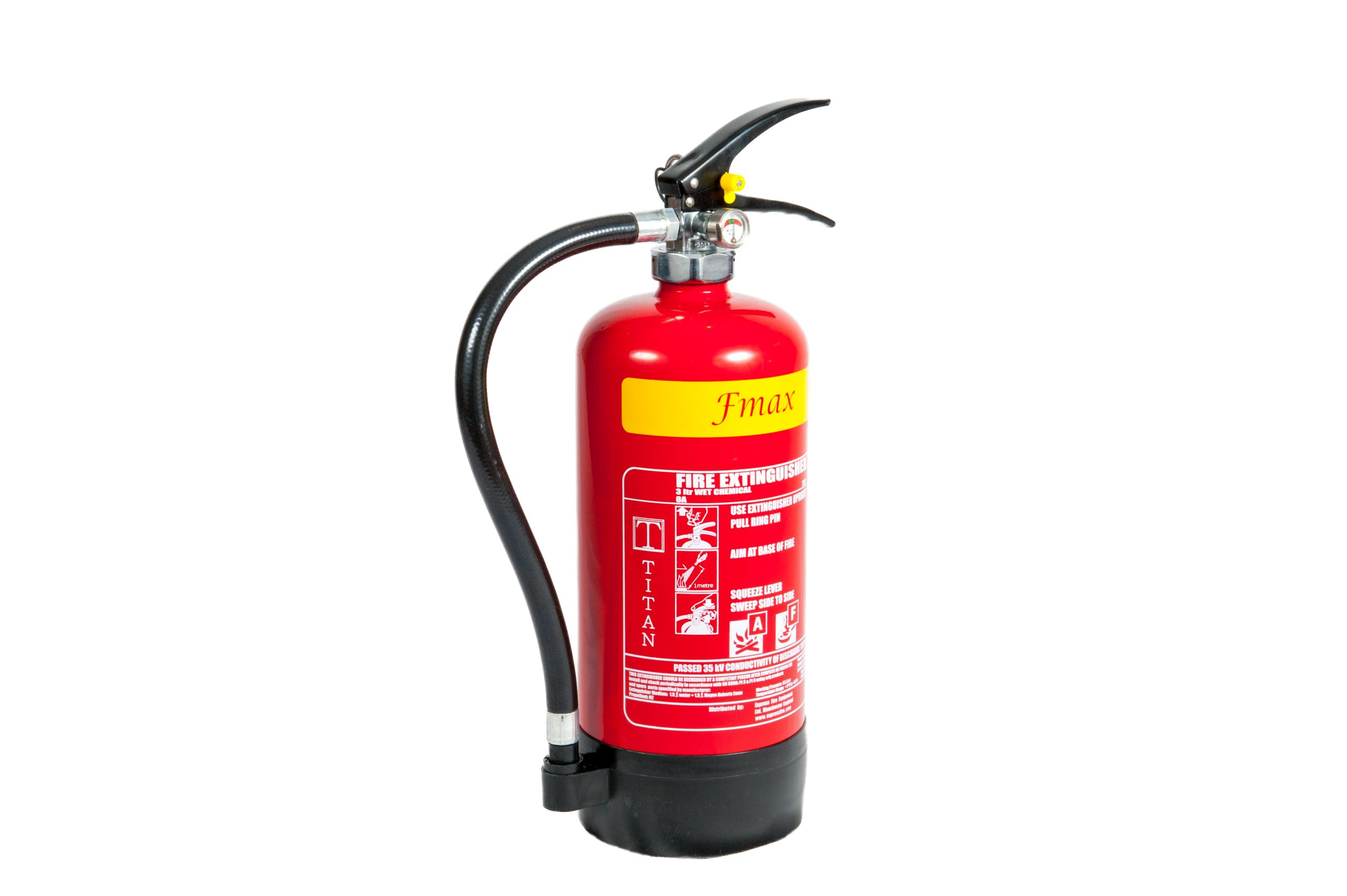 TITAN Kitemarked 3ltr Wet Chemical Fire Extinguisher