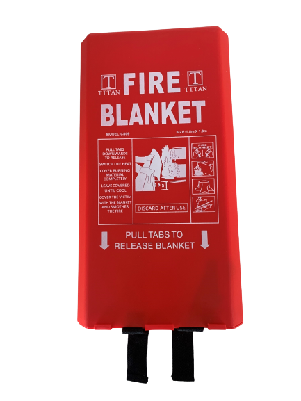 TITAN 1.8m x 1.8m Fire Blanket