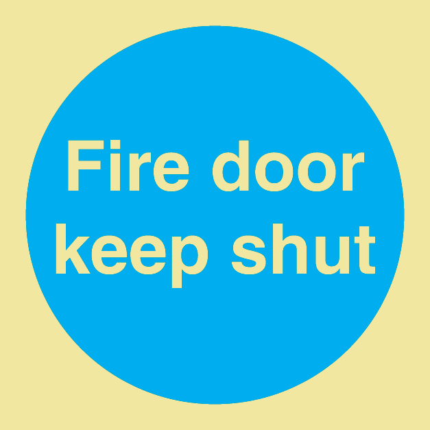 Fire Door Keep Shut Rigid Door Sign
