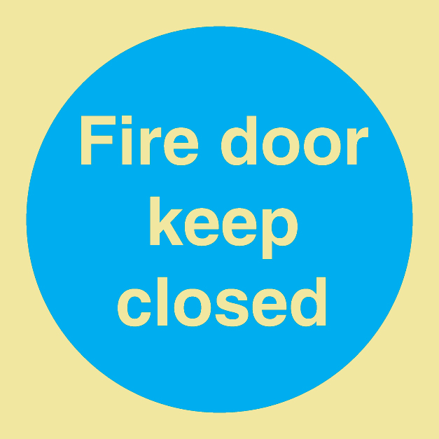Fire Door Keep Closed Rigid Door Sign