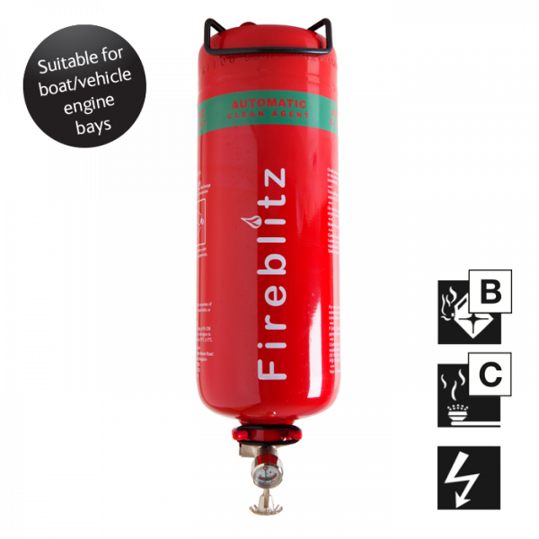 1.5kg Automatic Clean Agent Fire Extinguisher