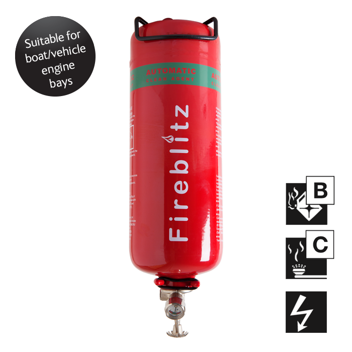 2kg Automatic Clean Agent Fire Extinguisher