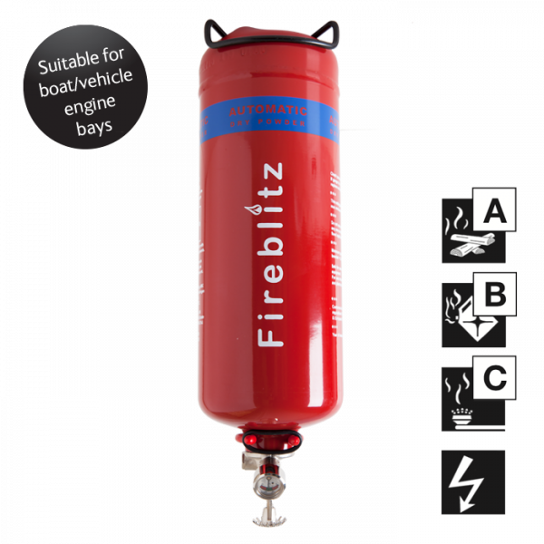 2kg ABC Powder Automatic Fire Extinguisher