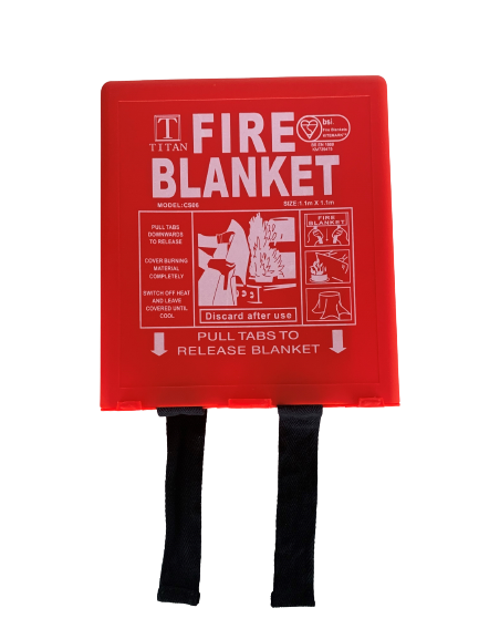 TITAN 1.1m x 1.1m Fire Blanket